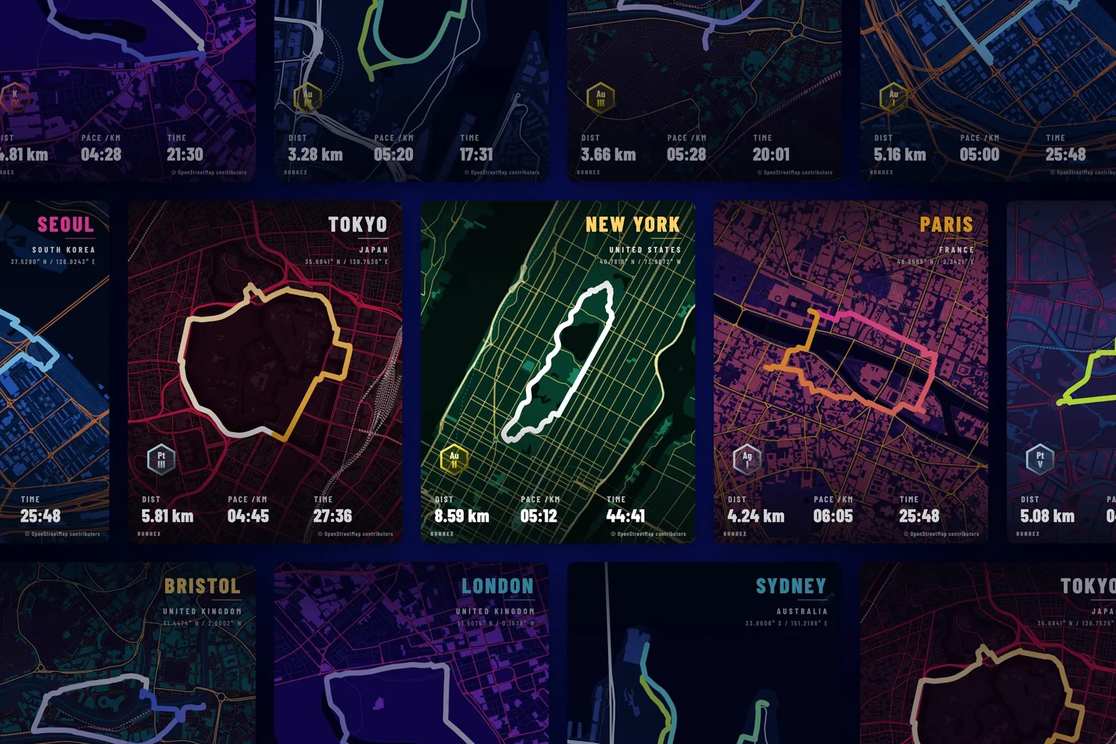 Every route, a poster.
