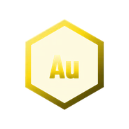 Gold rank badge